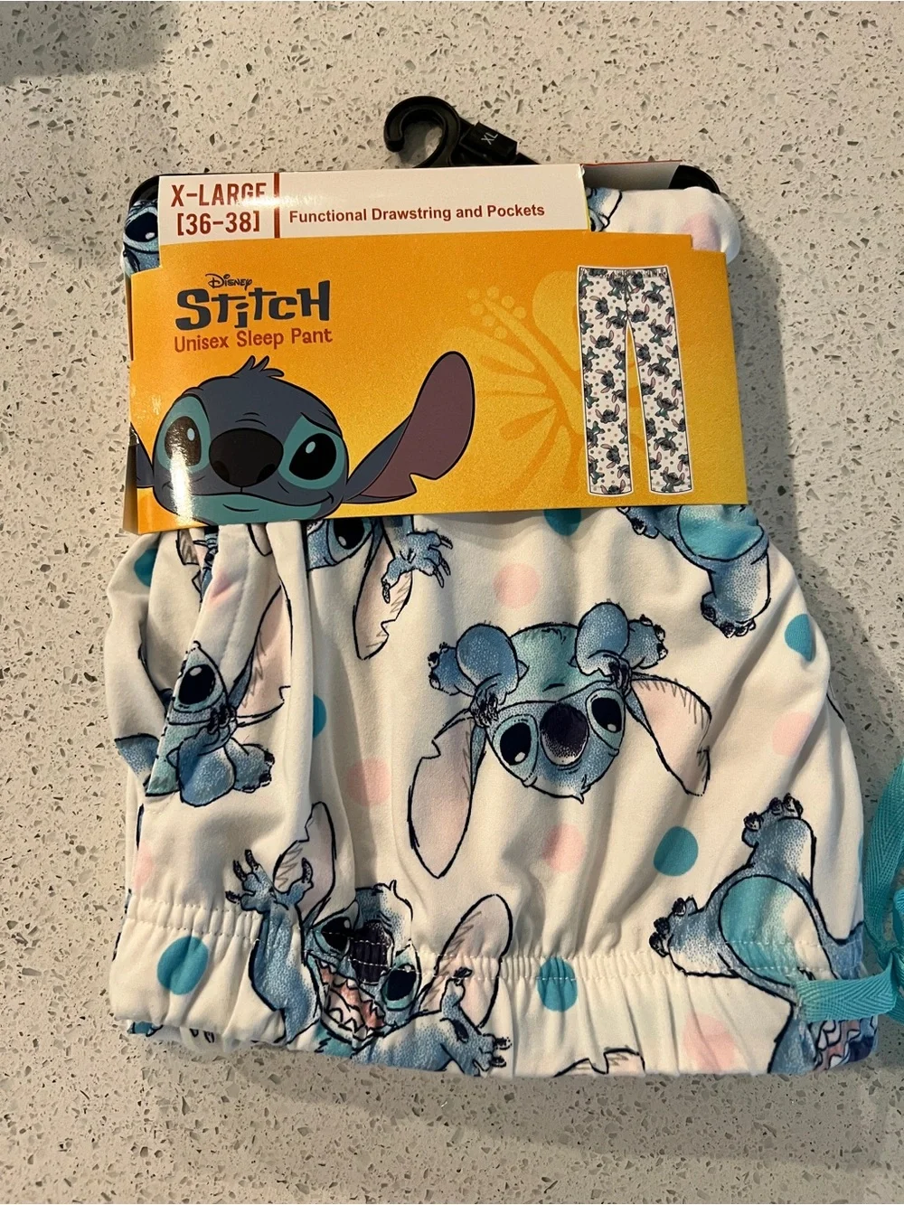 Disney Stitch White Pajama Pants XL